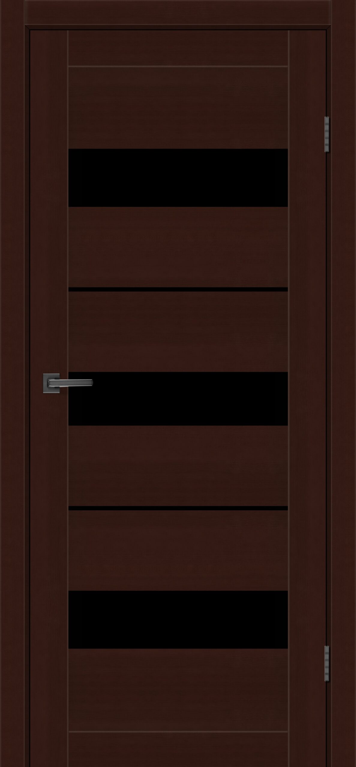 Двері міжкімнатні VEGAS 5 VEGAS Горіх темний black scaled