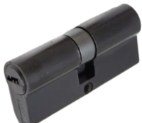 Циліндр KEDR M60 ZBM (30 30) Black mat ключ ключ
