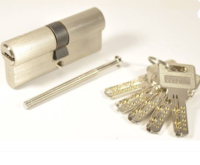 Циліндр KEDR M70 ZN (35 35) NI (нікель) ключ ключ