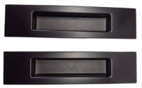 Ручка на розсувні двері Прямокутна BLACK MAT